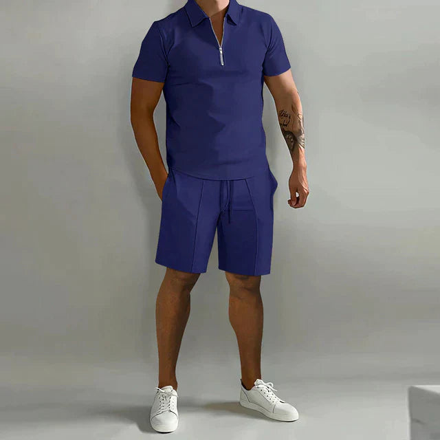 Luxuriöses und stilvolles Short Set für Herren