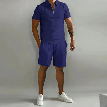 Luxuriöses und stilvolles Short Set für Herren
