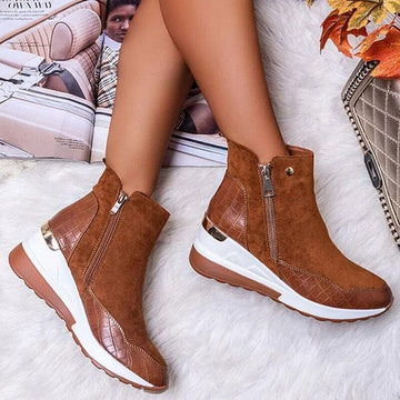 Bequeme wasserdichte Stiefelette für Damen